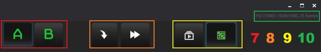 Channel Manager main window — control buttons