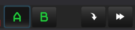 Normal redundancy operation — green buttons