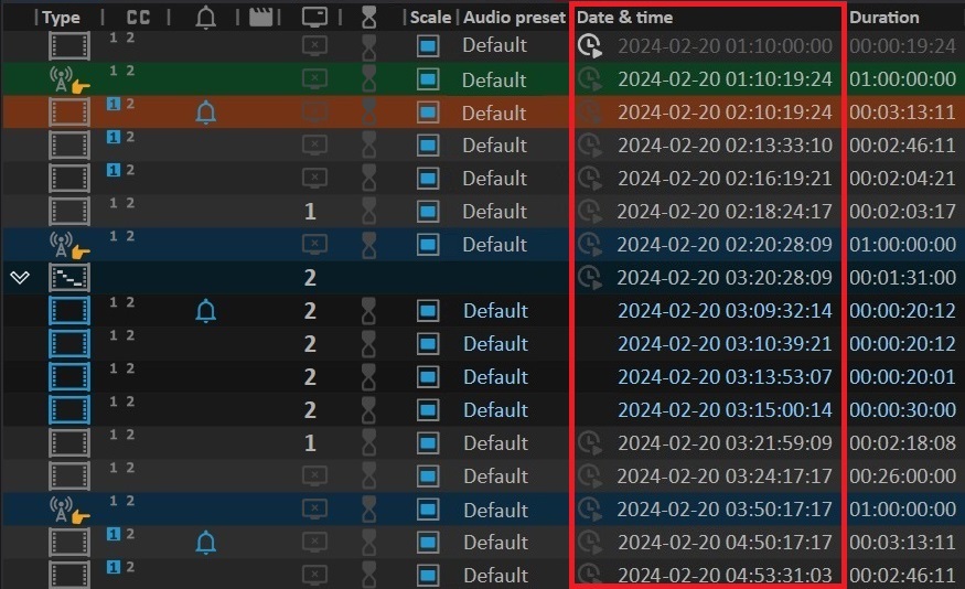 Setting Fixed Time in the schedule