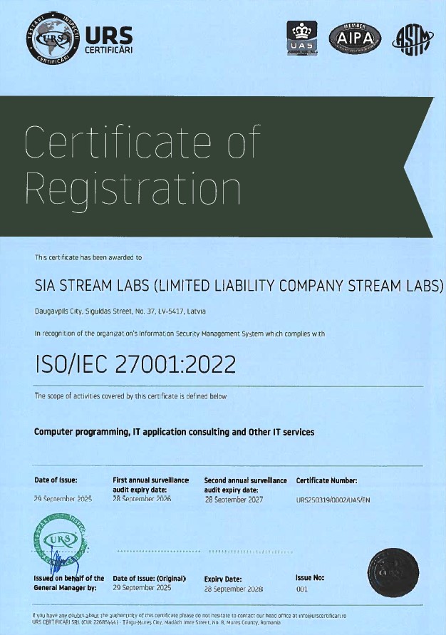Quality Certificate 2